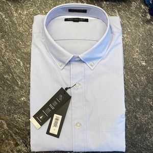 NWT Banana Republic Slim Fit Stretch Pinpoint Oxford